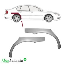 Reparaturblech Kotflügel Radlauf Hinten für Subaru Legacy 2004-2009 L + R