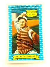 1970 Rold Gold All-Time Baseball Greats #4 Mickey Cochrane small crack
