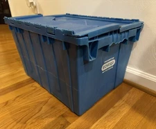 Vintage Eckerd Drug Store Blue Storage Tote Bin Collectible RARE Plastic