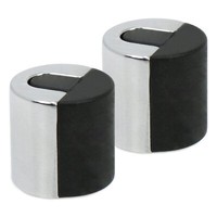 2X TüRstopper Aus Zink Mit Scandiumlegierung Und Gummipuffer, 4 X Ø 4 Cm