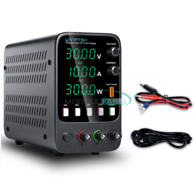 Adjustable DC Power Supply Lab Programmable Bench Power Source Voltage Regulator