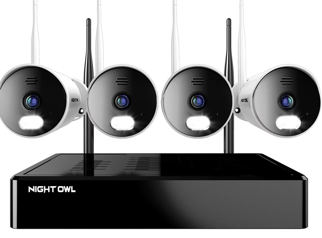 &nbsp;1080p Wi-fi Smart Security System With 4 Cameras 1tb Hard Drive- Night Owl&nbsp;