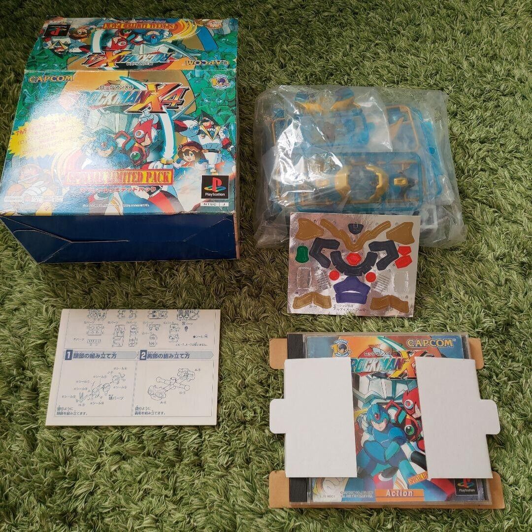 Megaman Rockman X4 Special Limited Pack With plastic model Megaman Rockman X4 Special Limited Pack With plastic model