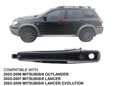 Door Handle fits 03 - 06 Outlander 02 - 07 Lancer Front Exterior
