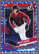 2023 Donruss Baseball Base Independence Day #91 Druw Jones (ARI)