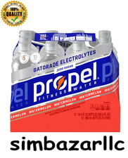 Propel Watermelon Electrolyte Water, Zero Sugar  Calories, 12 Pack 16.9 fl oz