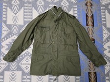 Vintage 1967 US Army M65 Field Jacket Mens Small Regular Olive Green Vietnam War
