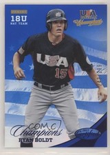 2013 USA Baseball Champions Certified National Team Mirror Blue Ryan Boldt fm0