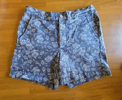 Jach's Girlfriend Women's Stretch Chino Shorts, Blue & White, Size XL