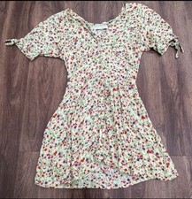 Faithfull the brand Marianne mini dress Bastille floral print size 6/ M