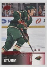 2019-20 Upper Deck Overtime Rookies Red Foil 56/99 Nico Sturm #173 2d8