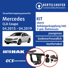 Für MERCEDES CLA Coupe Typ C117 04.2013-04.2019 AHK starr +7pol sp. E-Satz TOP