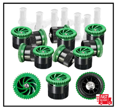 10 Pieces Variable Arc Nozzle, Pop-Up Sprinkler Heads Replacement Compatible wit