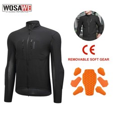 WOSAWE CE Protective Gear Men Motorcycle Jacket New Riding Breathable Soft Armor