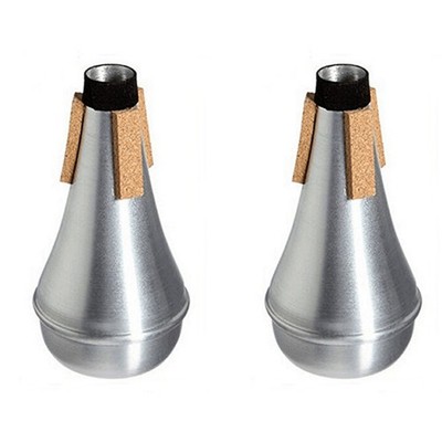 2x Trompetendämpfer, Aluminium Trompete Übungsdämpfer T5R46491