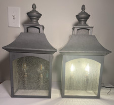 VTG  Feiss Pasquale Outdoor Wall Lights Pewte...