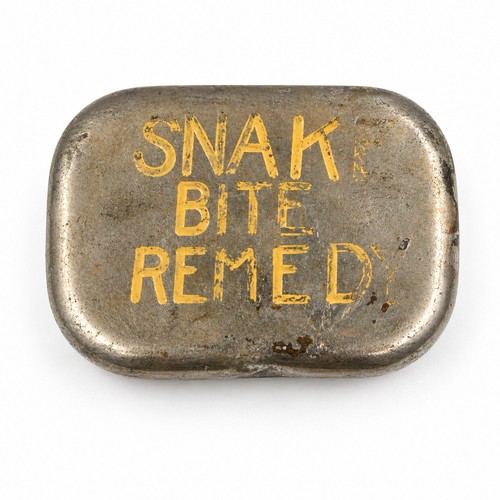 Antique Snake Bite Kit Monarch Drug Co San Diego CA Anti Venom Tin w/ Syringes