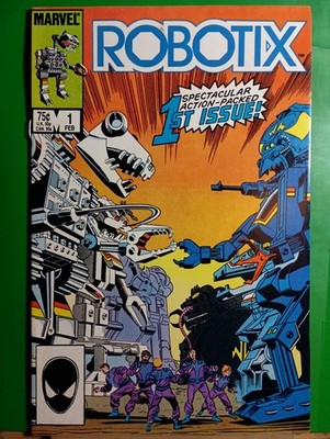 1986 Marvel Comics Robotix Issue 1 Herb Trimpe Cover Artist FREE SHIPPING