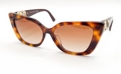 NEW VALENTINO VA 4073-F 5011/13 HAVANA AUTHENTIC SUNGLASSES 56-16