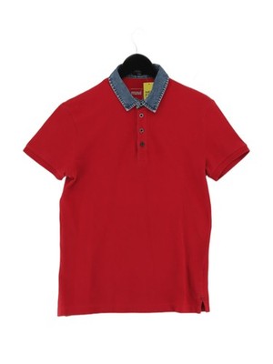 Mavi Men's Polo M Red 100% Cotton Basic