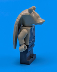 LEGO Jar Jar Binks Star Wars Minifigure 7161 7159 sw0017 Original Unprinted Head