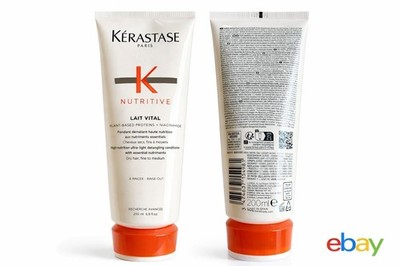 KERASTASE LAIT VITAL PLANT BASED PROTEINS+NIACINAMIDE CONDITIONER 200mL 6.8oz