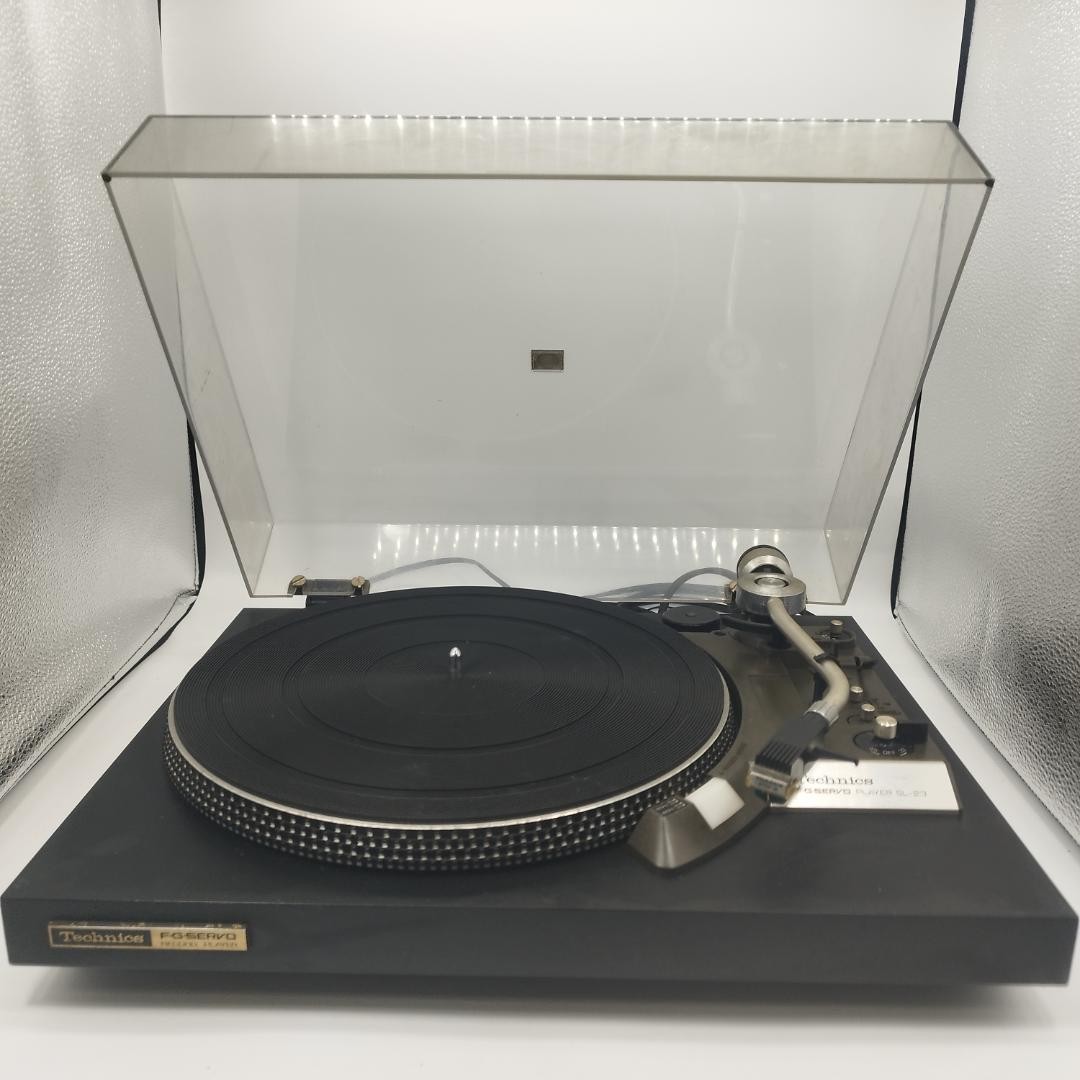 Technics SL-23 F.G SERVO Player Turntable Record Player Black from