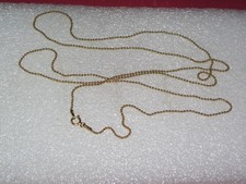 An unusual Ladies 14k solid gold, 29" link chain,  jewelry, 4+ grams gold
