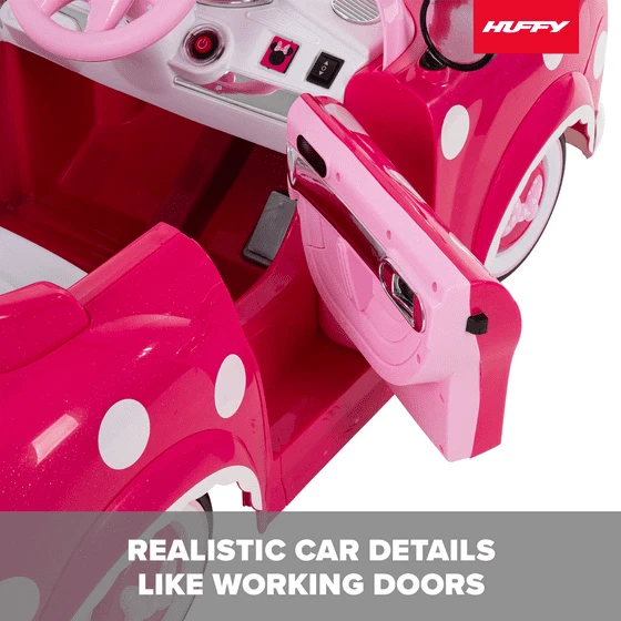 JUGUETE PARA NIÑOS PASEO EN COCHE Disney Minnie Mouse a batería niñas edades 3-7 Foto 3 de 4