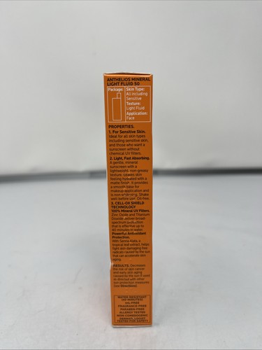 La Roche-Posay SPF 50 Mineral Anthelios Light Fluid Sunscreen 1.7 fl oz - Picture 3 of 5