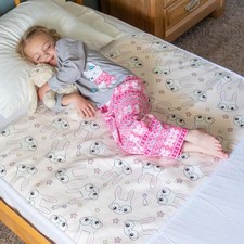 Tuckable Side Bed Wetting Pads Toddlers, Reusable Washable Waterproof Baby Po...