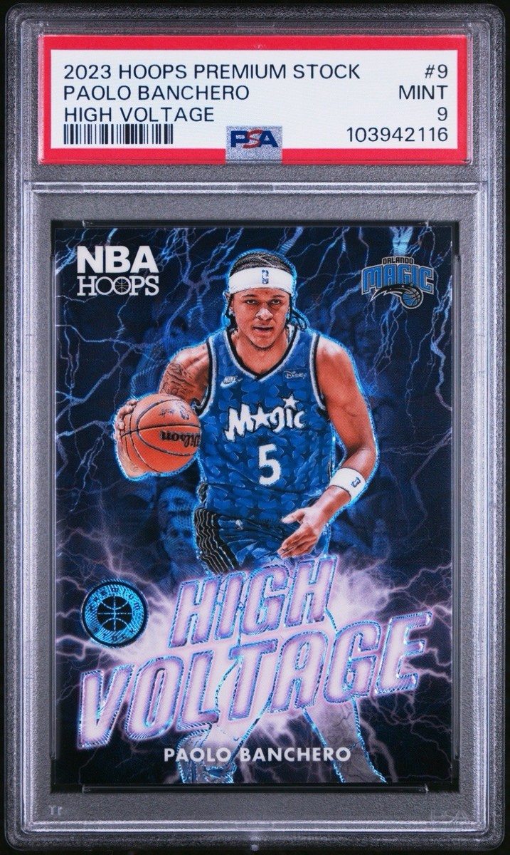 2023 PANINI HOOPS PREMIUM STOCK HIGH VOLTAGE 9 PAOLO
