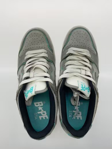 BAPE STA! Low-Top Sneakers/ Size 27cm/ Gray/ OZXSHMX91011J
