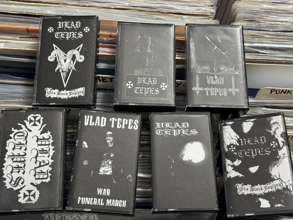 Vlad Tepes Lot of Seven NEW Mint Cassettes Drakkar 2017 Black Legions - Image 2 of 2