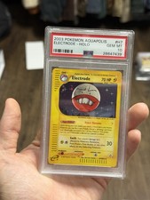 2003 Pokemon Aquapolis # H7 Electrode Holo PSA 10 Card GEM MINT! Trusted Seller! on eBay