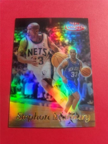 1999 Topps Gold Label Basketball Class 1 Red Label Stephon Marbury #41 PSA 9