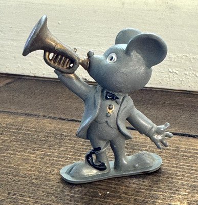 Vintage IDL Plastic Mouse Band Figures Hong Kong