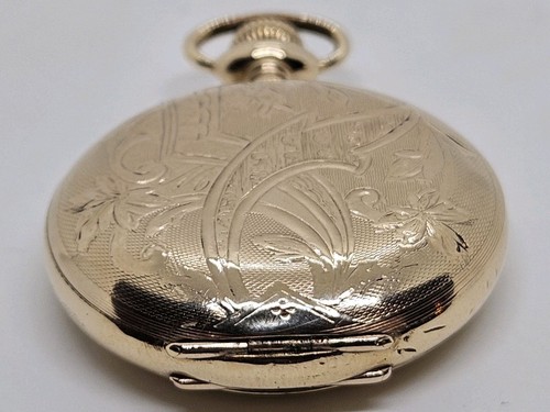 Antique Working 1904 ELGIN Ladies Gold GF 15J Victorian Full Hunter Pocket Watch - Picture 7 of 20