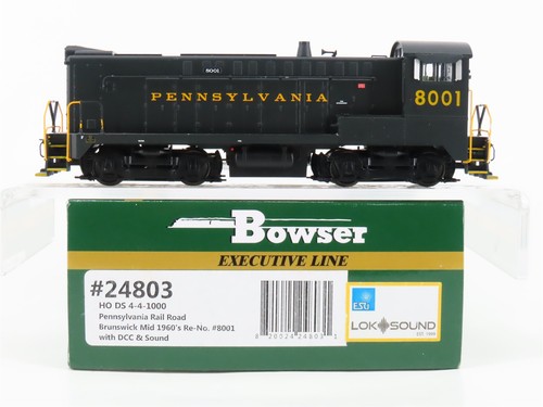 HO Bowser Executive 24803 PRR Brunswick DS 4-4-1000 diésel #8001 con CCC y sonido | Zustand: Used