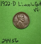 1922 D Lincoln Wheat Cent / Penny 1c Vf Very Fine