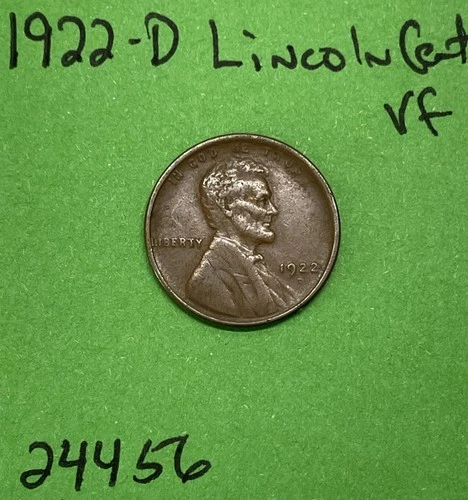 1922 D Lincoln Wheat Cent / Penny 1c Vf Very Fine