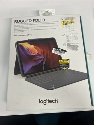 Logitech Rugged Folio for iPad (10th Generation) Protective Keyboard 920-011295