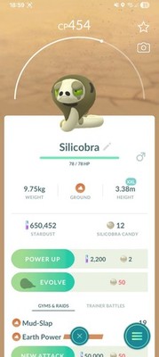 Silicobra Pokemon XXL