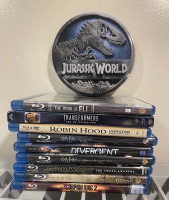 10 Action Sci-Fi Movie Blu-Ray Space Alien Futuristic Films Collection Bundle