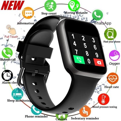116plus Smart Watch Men and Women Full Touch Screen Sport Fitness Watch Man
