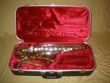 ARMSTRONG ALTO SAXOPHONE  CASE - FOR PARTS, REPAIR/RESTORATION