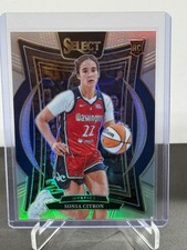 Sonia Citron RC 2025 Panini Select WNBA Silver Prizm Concourse Level #83 Mystics