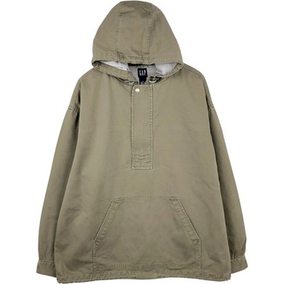 Used 90'S GAP Old Gap Hooded Cotton Pullover Anorak Parka Men's XL equivalen...
