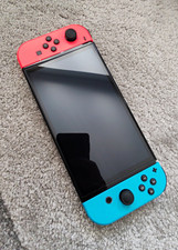 Nintendo Switch HAC-001 Neon Red/Blue Joy-Con Bundle Dock Case 32GB