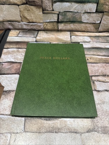Whitman - #9214 Peace Dollars Archival Classic Green Album  - Empty